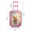 Hamster - Bloem - Natuur - Dier Kinderkoffer - Roze klein -productfoto_formaten