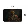 Beer - Bruin - Pak - Hoed Placemat vinyl groot -specs