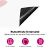 Bisous - Lip - Wit - Rood Inductie beschermer vinyl 3mm klein -zzzzzzz-lf-onderkant