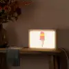 Schepijs - Hoorntje - Illustratie - Minimalistisch Light Box met kabel (Tafellamp) klein -sfeer4