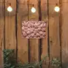 Schelpen - Patroon - Roze tuinposter los doek klein -sfeer1