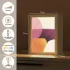 Vormen - Abstract - Kleurrijk Light Box met kabel (Tafellamp) klein -USP_NL
