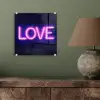 Neon - Love - Valentijn plexiglas 5mm klein -sfeer3
