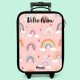 Regenboog - Patroon - Pastel Kinderkoffer - Zwart klein -zzz_website3d_nbs2