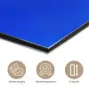 Tulp - Minimalistisch - Bladeren - Wit aluminium wit klein -closeup_NL