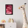 Cocktail - Pink - Luxe fotolijst zwart zonder passe partout klein -usfeer4_kinderkamer