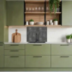 Donkergrijs - Ruw - Beton keuken achterwand 2 middel 865 -sfeer3