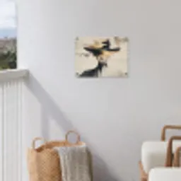 Vrouw - Hoed - Verf tuinposter los doek klein -sfeer8