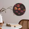 Fruit - Close up - Nectarines Akoestische PET Vilt - Rond klein -sfeer3