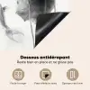 Lotusbloemen - Vissen - Bladeren - Zwart Inductie beschermer vinyl 3mm middel -usfeer4_FR