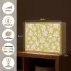 Bloemen - Roze - Getekend - Patroon Light Box met batterij (Wandlamp) middel -USP_websiteoverzichtNL