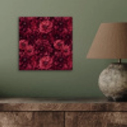 Dahlias - Bloemen - Rood aluminium wit klein 46 -sfeer2