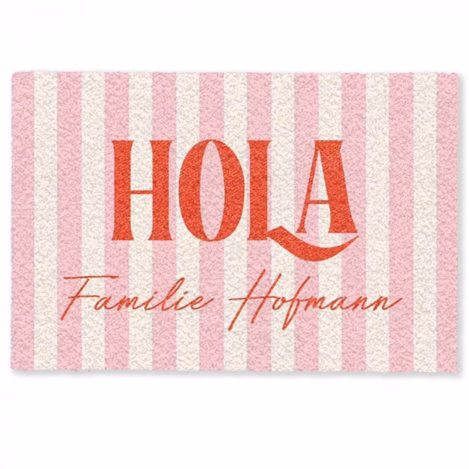 Personalisierbare fußmatte - Hola
