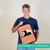 Panda - Slapen - Oranje Rugzak - Zwart middel -sfeer7_NL