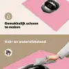 Mond - BLAH BLAH - Roze Inductie beschemer met haakjes klein -ky-schoon-nl