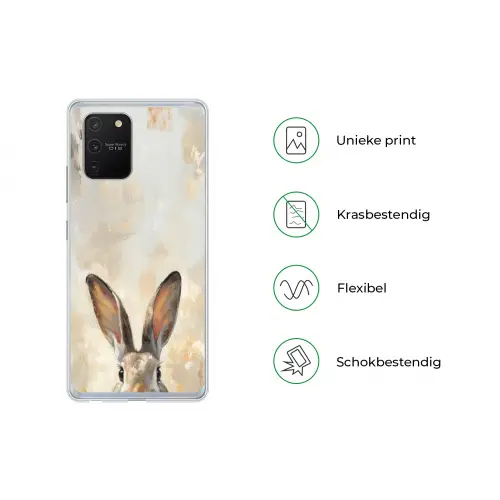 Haas - Oren - Bruin Telefoonhoesje Samsung Galaxy S10 Lite klein -specsS10Lite