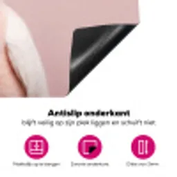 Kaketoe - Portret - Roze Inductie beschermer vinyl 3mm klein -wsfeer4_website