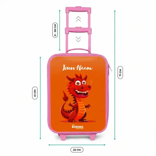 Horacio hotshot Kinderkoffer - Roze klein -productfoto_formaten