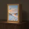 Zonsondergang - Strand - Natuur - Zee - Zomer Light Box met kabel (Tafellamp) klein -z3d_website