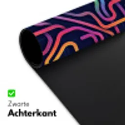Retro - Abstract - Neon Muismat XXL klein -sfeer2
