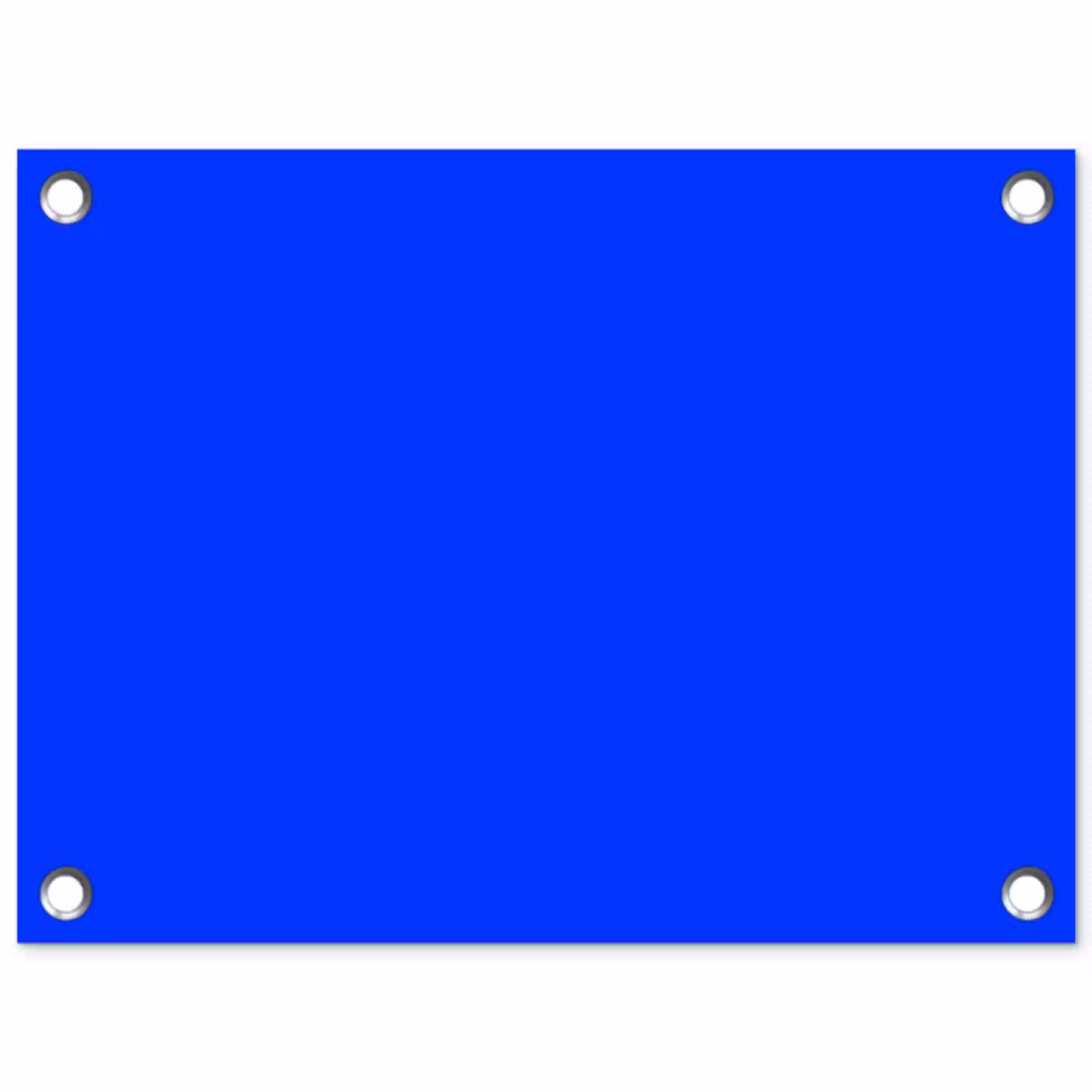 Electric - Blue - Blauw tuinposter los doek klein 239 -3d
