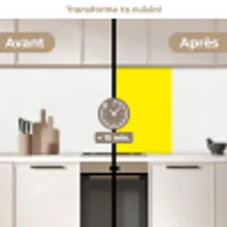 Geel - Citroen - Neon - Kleuren keuken achterwand 2 middel 865 -voor-na2_FR