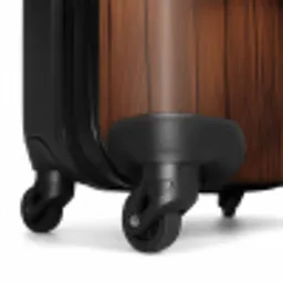 Een aap achter houten muur NBS - Handbagage koffer - Kinderen Unisex middel -wiel