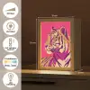 Tijger - Modern - Neon Light Box met kabel (Tafellamp) klein -USP_NL