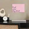 Fuck what they think - Roze - Minimalistisch poster papier klein -sfeer1