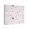 Terrazzo -  Patroon - Zacht - Snoep PET vilt klein 837 -3d