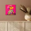 Hagedis - Bloemen - Roze - Kimono aluminium wit klein -sfeer4