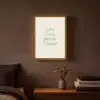 Tekst - Sierlijk - Letters - Groen Light Box met batterij (Wandlamp) middel -sfeer4