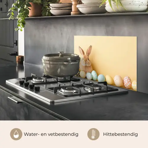 Eieren -  Konijn - Pasteltinten keuken achterwand spatscherm klein -usp_NL