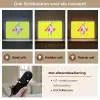 Beeld - Man - Bliksemschicht - Geel Light Box met batterij (Wandlamp) middel -USP_lichtkleurNL
