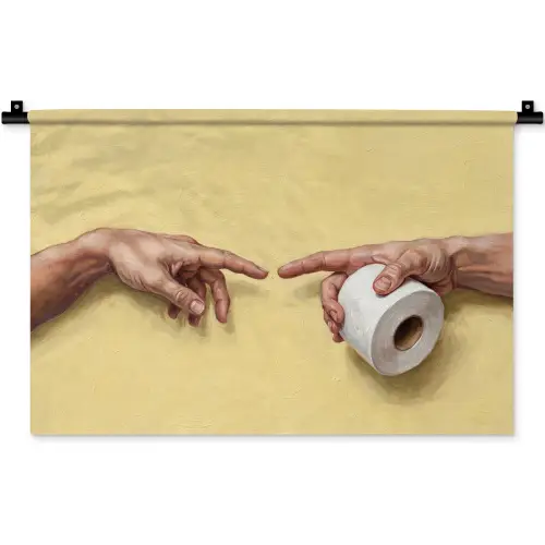 Klassiek - Kunst - Humor Wandkleed katoen klein -zz3d