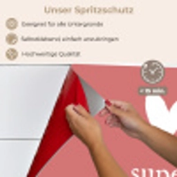 Presentje voor Moederdag super mama roze/wit keuken achterwand spatscherm klein -spatscherm_DE