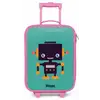 Groene robot Kinderkoffer - Roze klein -zz3dotto
