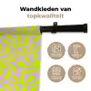 Organisch - Lila - Groen - Patroon Wandkleed katoen klein 269 -sfeer2