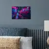Stad - Neon -  Nacht - Roze - Graffiti poster papier klein -sfeer2