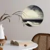 Zee - Rotsen - Storm Wandcirkel behangsticker klein -sfeer3