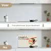 Sushi - Zalm - Rijst - Japans keuken achterwand spatscherm klein -voor_na_NL