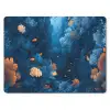 Koraalrif - Vissen - Oceaan - Blauw muismat rubber klein -3d