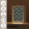 Bliksemschichten - Oranje - Dinosaurussen Light Box met kabel klein -USP_NL