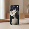 Vrouw - Golvende - Hoed Telefoonhoesje iPhone 17 Pro klein -sfeer2