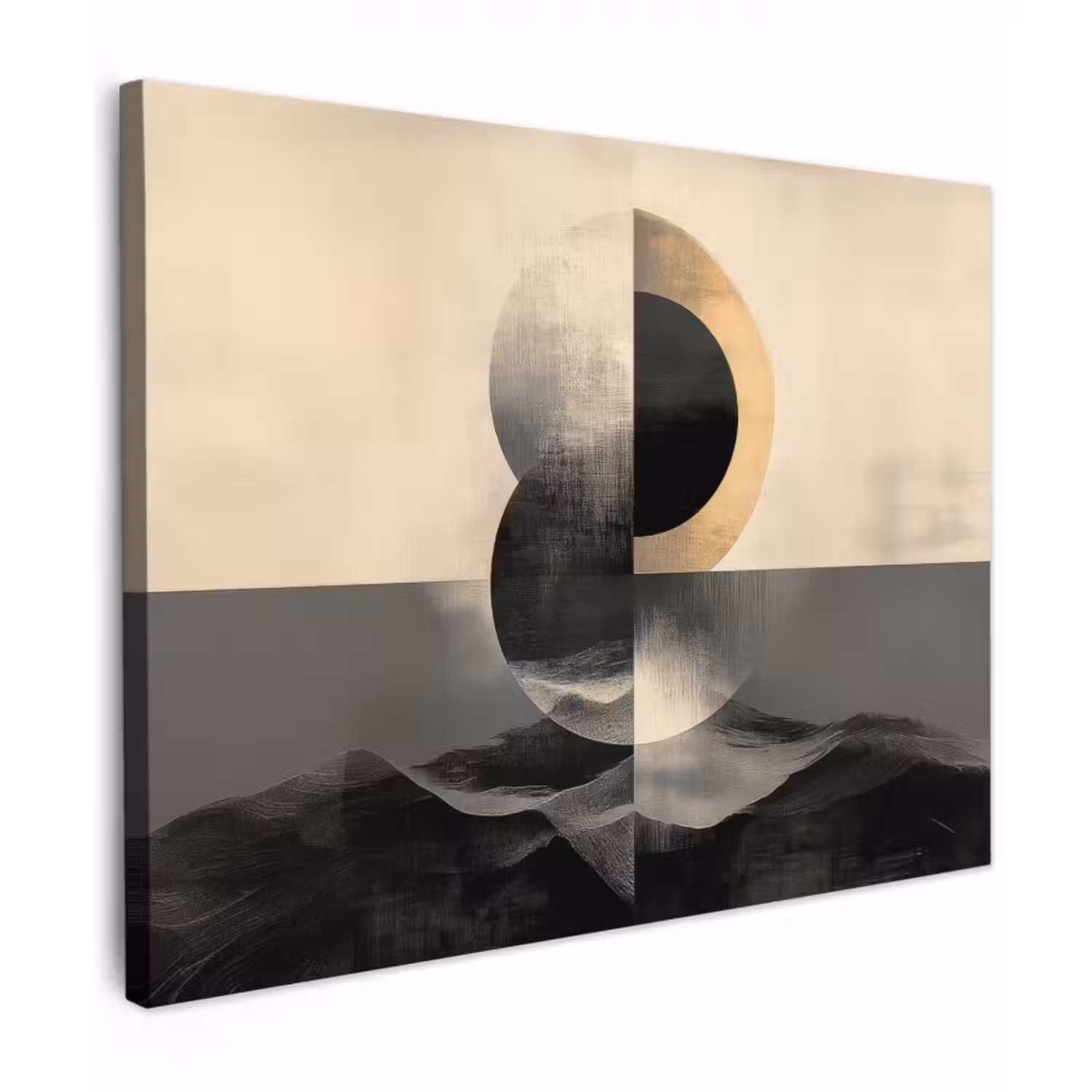 Leinwandbild - Kreise - Schatten - Abstrakt