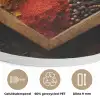 Houten - Hart - Kleurrijke - Specerijen Akoestische PET Vilt - Rond klein -closeup_NL
