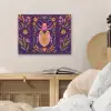 Kever - Felgekleurd - Bloemen - Bladeren PET vilt klein -sfeer3