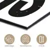 Japandi - Sushi - Zwart - Vintage aluminium wit klein -closeup_NL