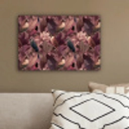 Vogels - Bladeren - Roze canvas 2cm klein 34 -sfeer3