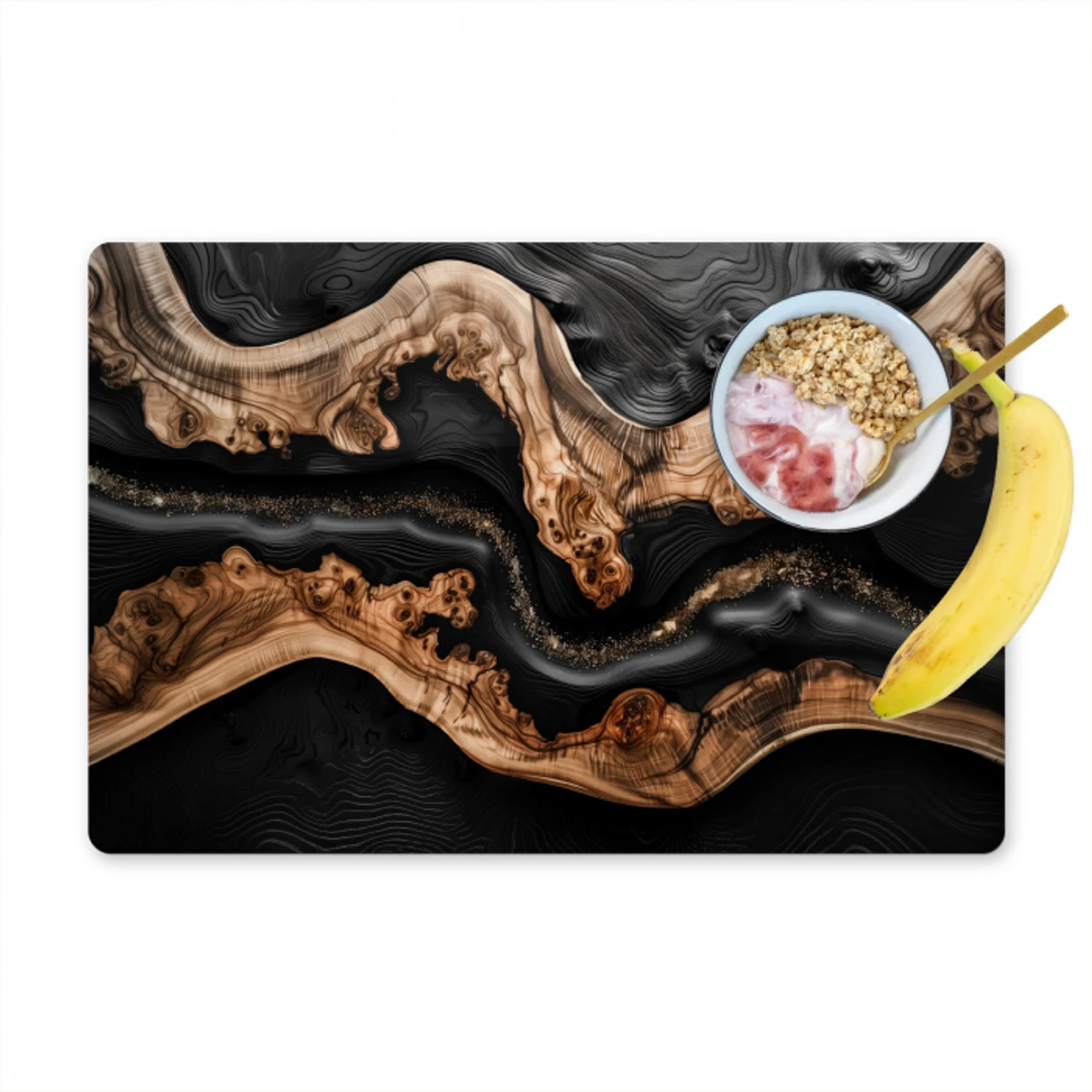 Rivieren van Hout en Hars Placemat vinyl groot -zzzproduct_Kitchenyeah-website